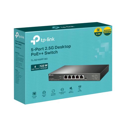 TP-Link TL-SG105PP-M2 netwerk-switch Unmanaged Gigabit Ethernet (10/100/1000) Power over Ethernet (PoE) Zwart - Image 3