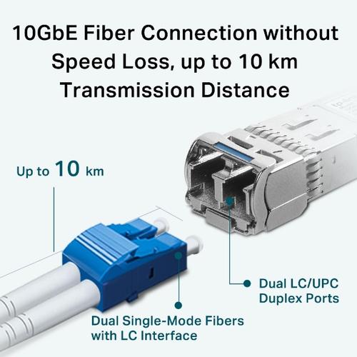 TP-Link TL-SM5110-LR netwerk transceiver module Vezel-optiek 10000 Mbit/s SFP+ 1310 nm - Image 6