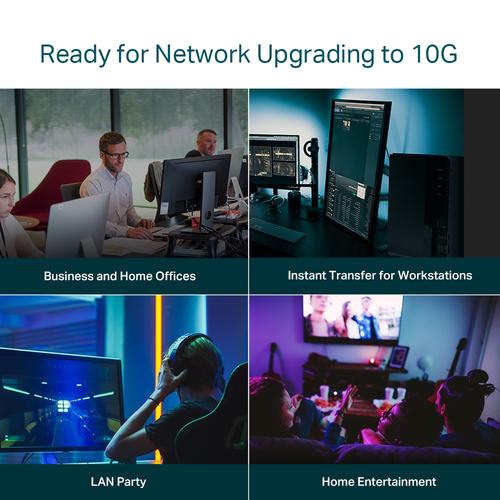 TP-Link TL-SX1008 netwerk-switch Unmanaged 10G Ethernet (100/1000/10000) 1U Zwart - Image 6