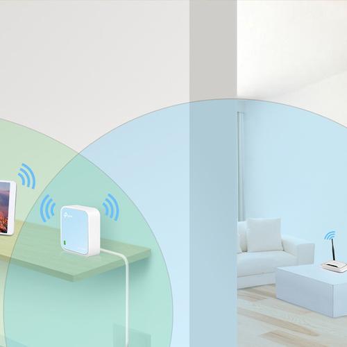TP-Link TL-WR802N draadloze router Fast Ethernet Single-band (2.4 GHz) Blauw, Wit - Image 5