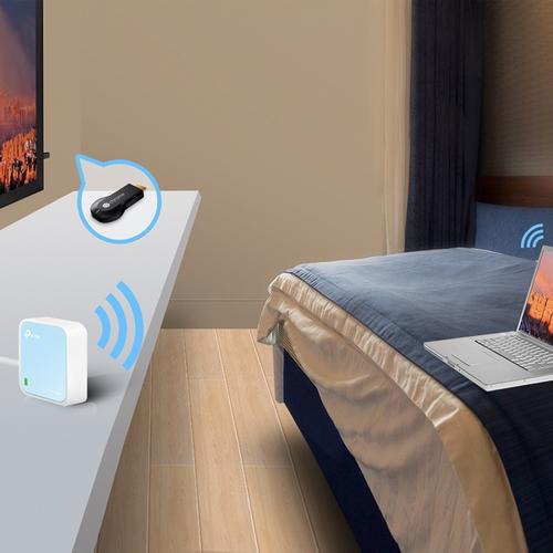 TP-Link TL-WR802N draadloze router Fast Ethernet Single-band (2.4 GHz) Blauw, Wit - Image 6