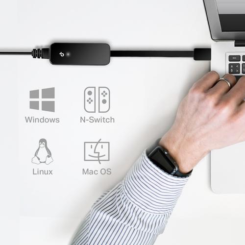 TP-Link UE306 laptop dock & poortreplicator Zwart - Image 8