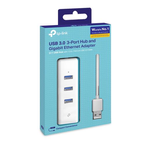 TP-Link UE330 laptop dock & poortreplicator Bedraad USB 3.2 Gen 1 (3.1 Gen 1) Type-A Wit - Image 4