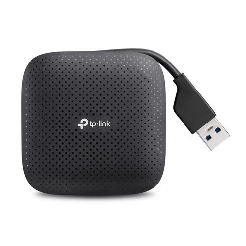 TP-Link UH400 interface hub USB 3.2 Gen 1 (3.1 Gen 1) Type-A 5000 Mbit/s Zwart