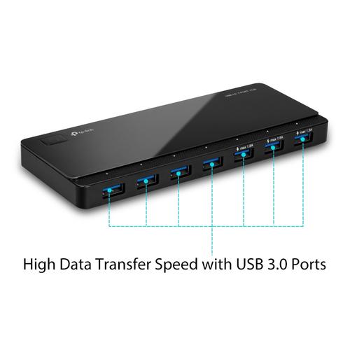 TP-Link UH700 interface hub USB 3.2 Gen 1 (3.1 Gen 1) Micro-B 5000 Mbit/s Zwart - Image 2