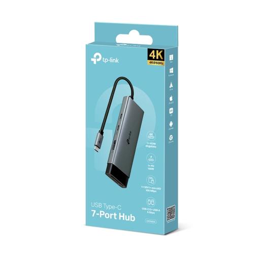 TP-Link UH7020C interface hub USB 3.2 Gen 1 (3.1 Gen 1) Type-C 5000 Mbit/s - Image 4