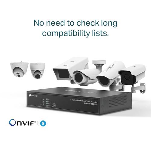 TP-Link VIGI NVR1004H-4P Netwerk Video Recorder (NVR) Zwart - Image 10