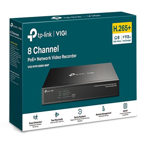 TP-Link VIGI NVR1008H-8MP Netwerk Video Recorder (NVR) Zwart - Image 6