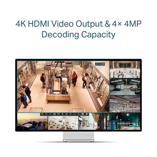 TP-Link VIGI NVR1008H-8MP Netwerk Video Recorder (NVR) Zwart - Image 7