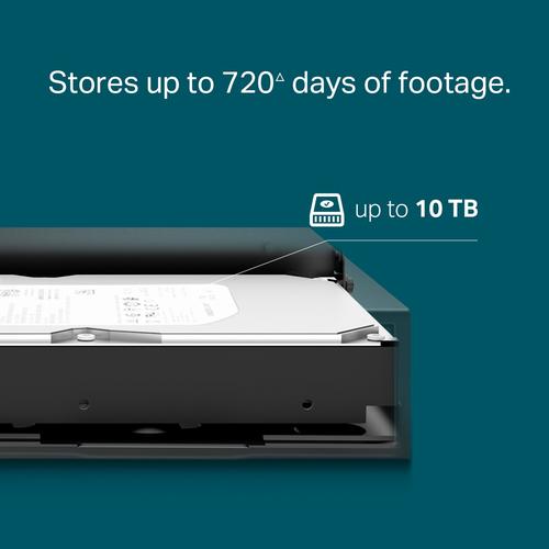 TP-Link VIGI NVR1016H Netwerk Video Recorder (NVR) Zwart - Image 4