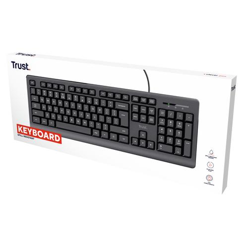 Trust 24639 toetsenbord Kantoor USB Nee Amerikaans Engels Zwart - Image 5