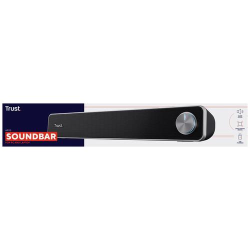 Trust Arys Soundbar - USB soundbar – 2.0 kanaal – Volumeknop voorzijde – Zwart - Image 4
