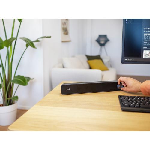 Trust Arys Soundbar - USB soundbar – 2.0 kanaal – Volumeknop voorzijde – Zwart - Image 7