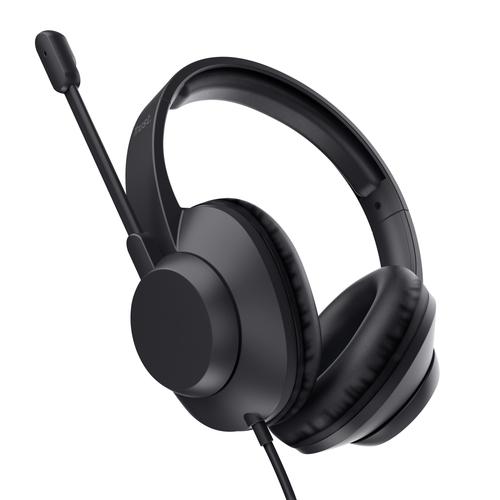 Trust Ayda Max USB Headset Bedraad Hoofdband Kantoor/callcenter USB Type-C / USB Type-A Zwart - Image 3