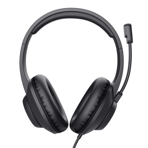 Trust Ayda Max USB Headset Bedraad Hoofdband Kantoor/callcenter USB Type-C / USB Type-A Zwart - Image 4