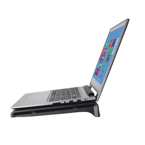 Trust Azul | Laptop Cooling Stand | 2 Ventilatoren | USB-voeding | Blauw Verlicht | max 17.3 inch - Image 7