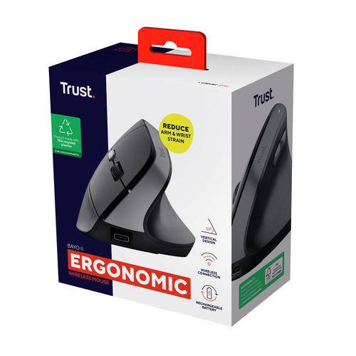 Trust Bayo II muis Medisch Rechtshandig RF Draadloos Optisch 2400 DPI - Image 10