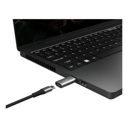 Trust Calyx USB Type-C USB Type-A Grijs - Image 3