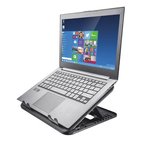 Trust Cyclone | Laptop Cooling Stand | 2 Ventilatoren | USB-voeding | Aanpasbare kantelen | max 16 inch - Image 2