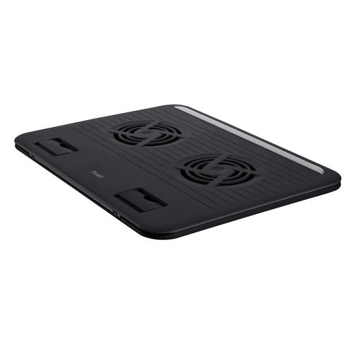 Trust Cyclone | Laptop Cooling Stand | 2 Ventilatoren | USB-voeding | Aanpasbare kantelen | max 16 inch - Image 4