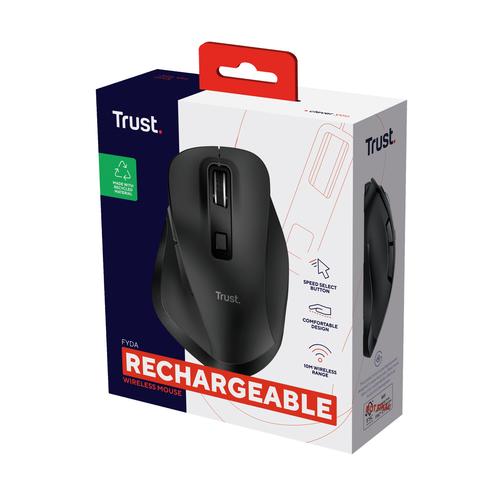 Trust Fyda muis Kantoor Rechtshandig RF Wireless + USB Type-A Optisch 2400 DPI - Image 6