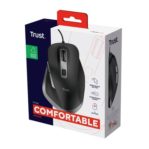 Trust Fyda muis Kantoor Rechtshandig USB Type-A Optisch 5000 DPI - Image 5