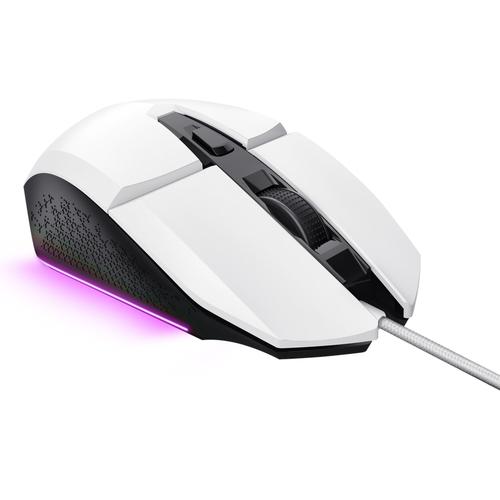 Trust GXT 109PS Felox Gaming Muis - Bedrade gamingmuis – 6 programmeerbare knoppen – 6400 DPI – Wit - Image 3