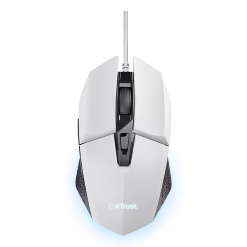 Trust GXT 109PS Felox Gaming Muis - Bedrade gamingmuis – 6 programmeerbare knoppen – 6400 DPI – Wit - Image 5