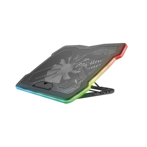 Trust GXT 1126 Aura laptop cooling pad 43,2 cm (17") 700 RPM Zwart - Image 1