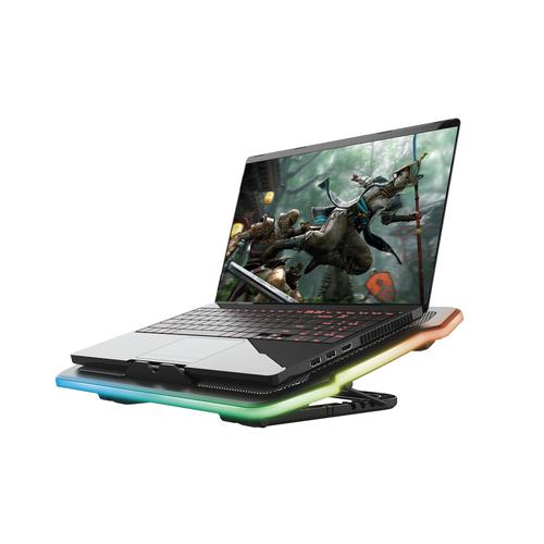 Trust GXT 1126 Aura laptop cooling pad 43,2 cm (17") 700 RPM Zwart - Image 2