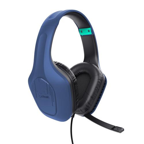 Trust GXT 415B Zirox Headset Bedraad Hoofdband Gamen Blauw - Image 2