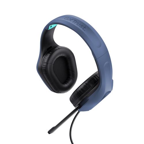 Trust GXT 415B Zirox Headset Bedraad Hoofdband Gamen Blauw - Image 4