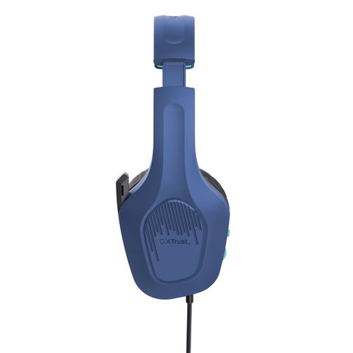 Trust GXT 415B Zirox Headset Bedraad Hoofdband Gamen Blauw - Image 7