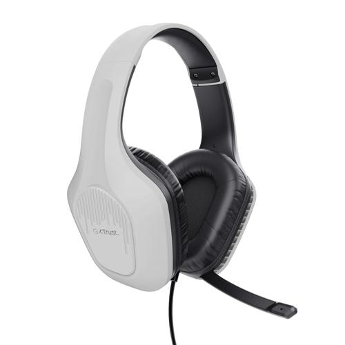 Trust GXT 415W Zirox Headset Bedraad Hoofdband Gamen Wit - Image 2