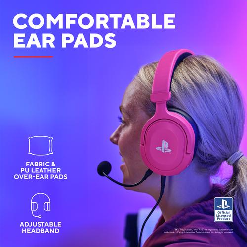 Trust GXT 498P Forta Headset Bedraad Hoofdband Gamen Roze - Image 3