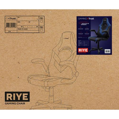 Trust GXT 703B RIYE Universele gamestoel Zwart, Blauw - Image 7