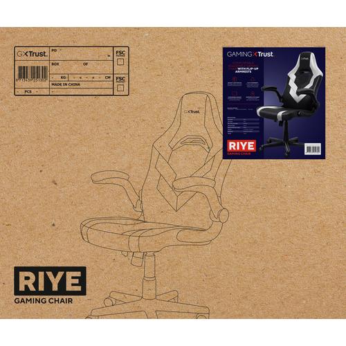 Trust GXT 703W RIYE Universele gamestoel Zwart, Wit - Image 7