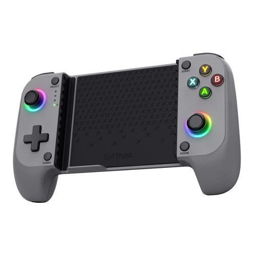 Trust GXT 735G Mylox Mobiele Gamecontroller - Draadloze gamecontroller – Bluetooth 5.0 – Dual vibration feedback – Grijs