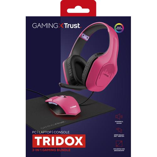 Trust GXT 790 Headset Bedraad Hoofdband Gamen Zwart, Roze - Image 9