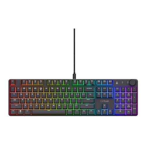 Trust GXT 866 TORIX toetsenbord Gamen USB QWERTY US International Zwart - Image 1