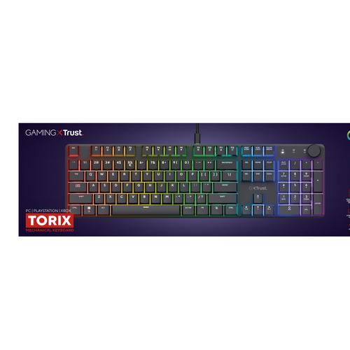 Trust GXT 866 TORIX toetsenbord Gamen USB QWERTY US International Zwart - Image 10