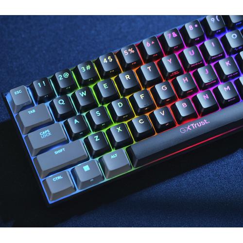Trust GXT 867 Acira toetsenbord Gamen USB AZERTY Belgisch Zwart, Grijs - Image 10