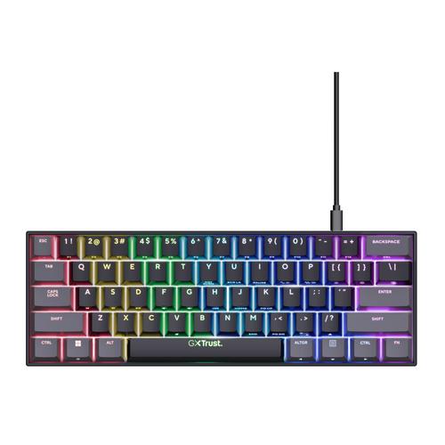 Trust GXT 867 Acira toetsenbord Gamen USB AZERTY Belgisch Zwart, Grijs - Image 5