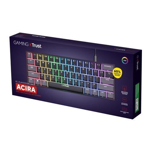 Trust GXT 867 Acira toetsenbord Gamen USB QWERTY Amerikaans Engels Zwart - Image 8