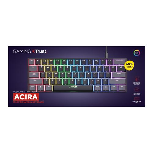 Trust GXT 867 Acira toetsenbord Gamen USB QWERTY Amerikaans Engels Zwart - Image 9