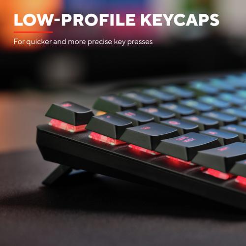 Trust GXT 868 Torix toetsenbord Gamen USB + RF Wireless + Bluetooth QWERTY Amerikaans Engels Zwart - Image 2
