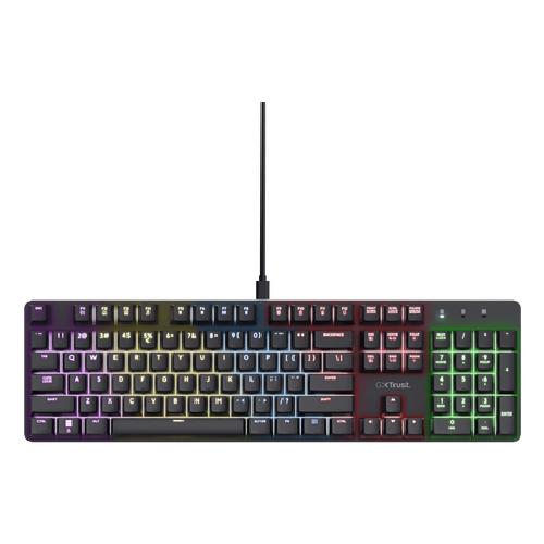 Trust GXT 871 Zora toetsenbord Gamen USB AZERTY Belgisch Zwart - Image 4