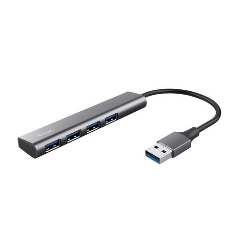 Trust Halyx USB 3.2 Gen 1 (3.1 Gen 1) Type-A 5 Mbit/s Zwart, Grijs - Image 1