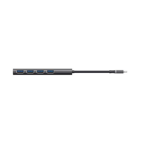 Trust Halyx USB Hub - 4-poorts USB-A hub – USB 3.2 Gen 1 – 5 Gbps – Grijs - Image 6