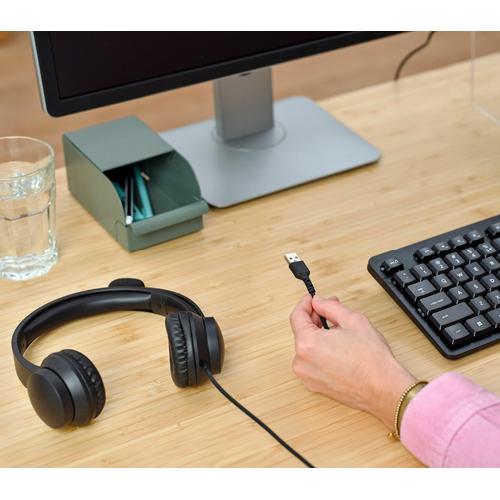 Trust HS-201 Headset Bedraad Hoofdband Kantoor/callcenter USB Type-A Zwart - Image 8